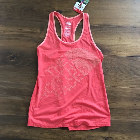 The North Face Tops - NWT North Face Pink Logo Racerback Tank Top